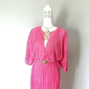 PLATTED JOGGER JUMPSUIT